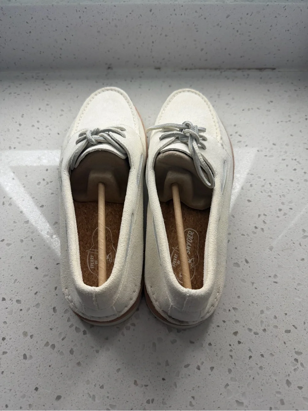 Sperry x Todd Snyder White Suede Boat Shoes – Men’s Size 10 – New